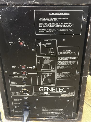 Genelec 1032a high fidelity - 1032a, high-fidelity